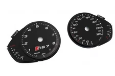for Audi RS7 - replacement tacho dials, counter faces gauges MPH to km/h Speedom