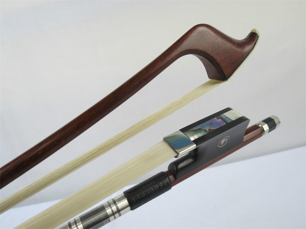 1pcs Frenchstyle profession Pernambuco Carbon fiber bass bow ,round