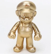 Gold Super Mario Brothers Bros 5" Action Figure Mario Collectible Kids Toy Gift