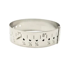 Bracelet Gauge Metal Jewelry Sizing Bracelets Bangles Inch 1/4" Increments Size