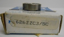 NTN BEARINGS, BALL BEARING, 626ZZC3/5C, 6 X 19 X 6MM
