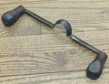 HAND FORGED HANDLE MAKER'S DRAW KNIFE-BLACKSMITH MADE-PRIMITIVE HAND TOOL