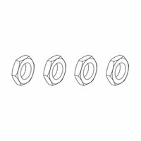 Original Thunder Tiger Wheel Hex Nuts PD90523S1 Gtt^