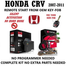 Plug & Play Remote Starter Kit  fits 2007-2011 HONDA CRV  Silent Activation