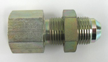 AF C5275-02-04 - Paratia Tubo 1/8 Femmina (.405''-27) X 1/4 Maschio JIC (7/16''-20) - Foto 3