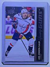 2021-22 Upper Deck Extended Series 734 Young Guns Axel Jonsson-Fjallby Capitials