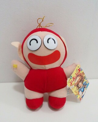 Puyo Puyo Compile Sasori Man Missing Fork SEGA 1994 Toy TAG Plush 6'' Doll Japan
