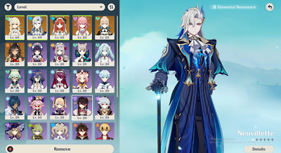 Genshin Impact EU AR 34| Neuvilette+Eternal Flow+ Yae + Nilou + Light of Foliar 