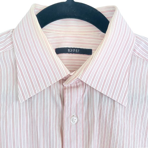 GUCCI/Long Sleeve Shirt/675614/40/Cotton/GRY// | eBay