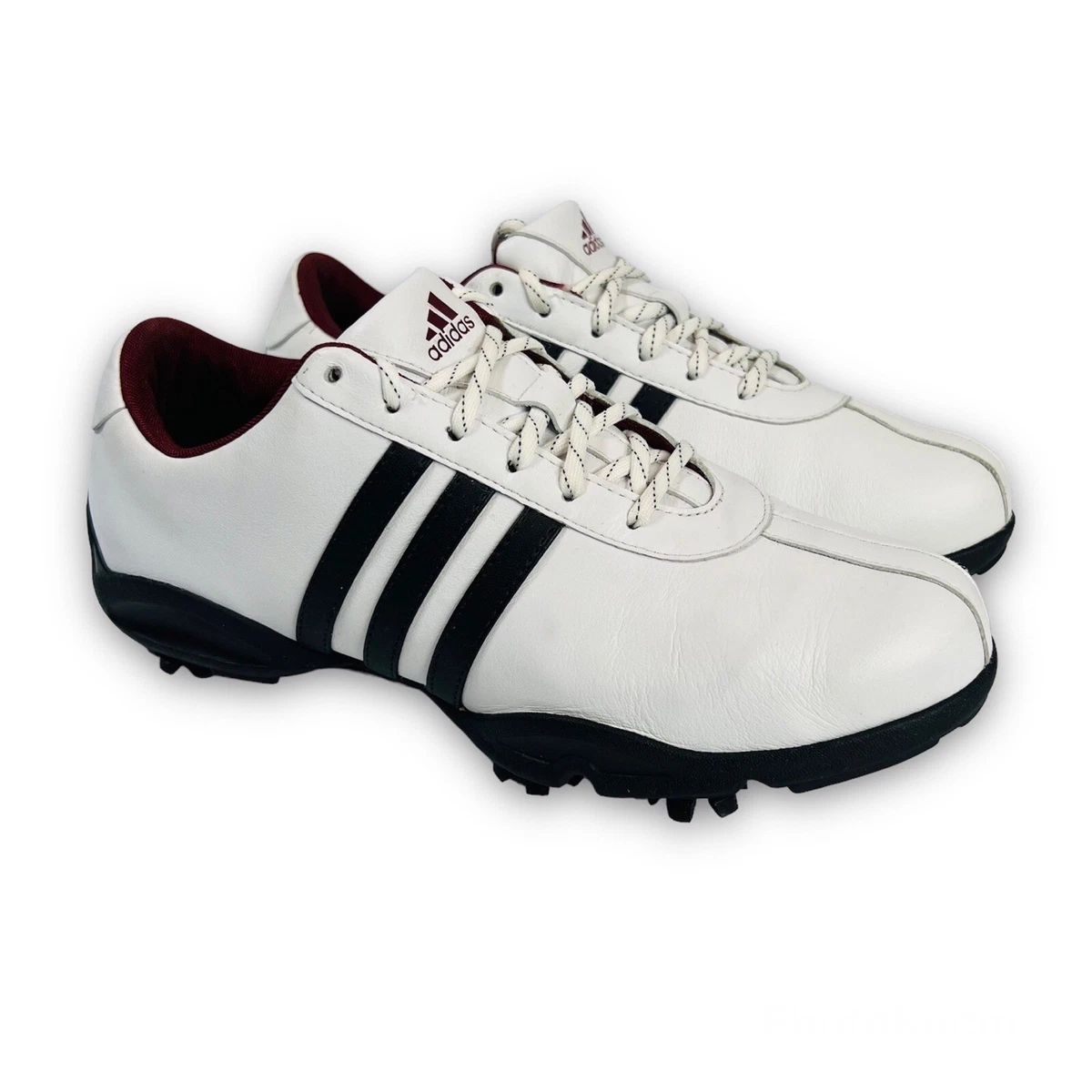 ADIDAS Z-Traxion White Black Leather Golf Size 6 791003 eBay