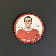 1968-69 Shirriff Hockey Coin #MTL-17 Serge Savard - RARE Short Print (SP)