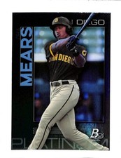 Joshua Mears 2020 Bowman Platinum Rookie Card TOP-73 San Diego Padres