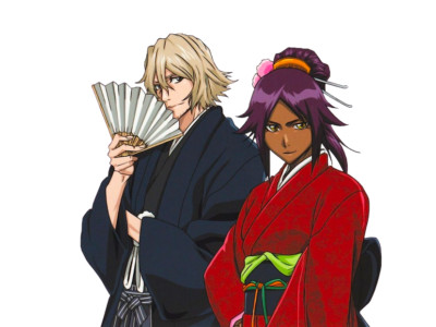 Kisuke and Yoruichi Bleach Weatherproof Anime Sticker 6'' Car Decal