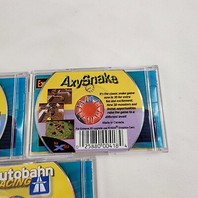 Extreme 3D PC Games GTOK The Defender, Axy Snake, Autobahn Total