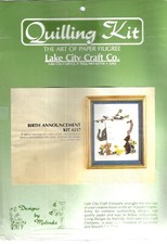 Quilling Kit Lake City Craft Co~ Birth Announcement Kit #217
