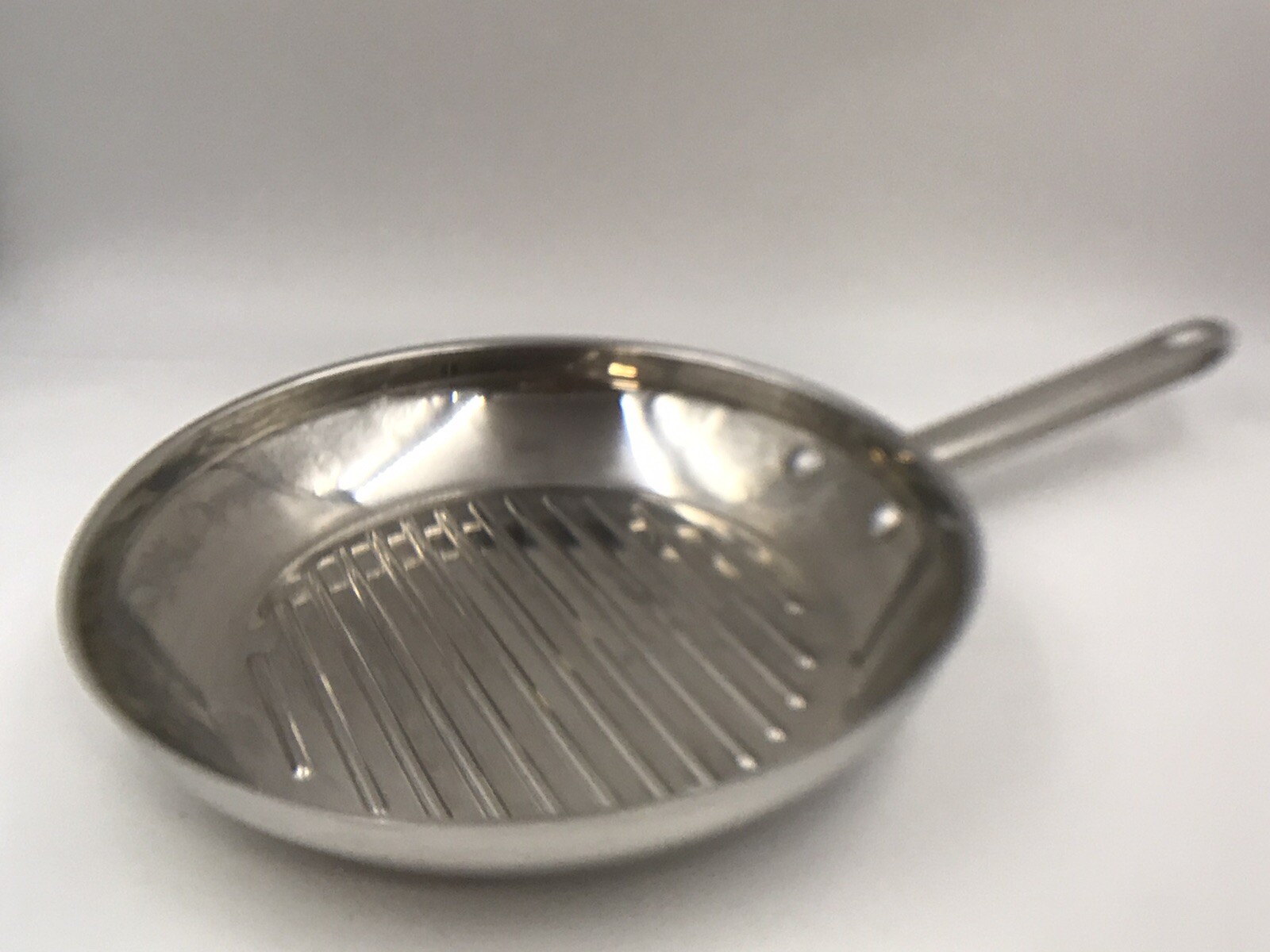 Wolfgang Puck 11" Stainless Steel Skillet 18/10 Cafe Omelet Saute Fry Pan