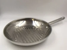 Wolfgang Puck 11" Stainless Steel Skillet 18/10 Cafe Omelet Saute Fry Pan