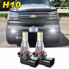 2x 6000K LED Fog Lights Bulbs Lamps For Chevy Silverado 1500 2500HD 2003-2006