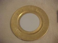 Plate w/ Heavy Gold Decoration, 11", Unreadable Maker's Mark