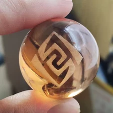 Game Genshin Impact Vision Jeweled the Seven Elements Transparent Glass D