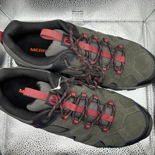 Merrell Men's Hiking Trail Shoes Green Red SAMPLE Size 8 Pair - Picture 4 of 7