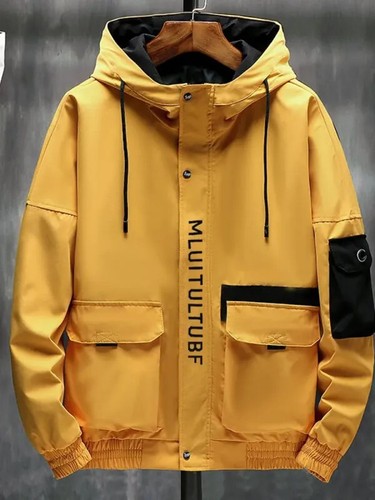 Chaqueta de Carga a Prueba de Viento Tendencia Moda Primavera y Otoño 2025 Informal para Hombre - Imagen 12 de 27