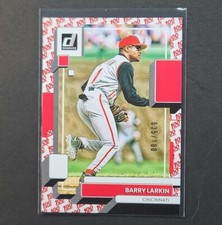 Barry Larkin 2022 Panini Donruss Baseball #87 One Hundred Parallel #d/100 Reds