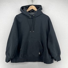 JORDAN Hoodie Womens S Flight Fleece NIKE AIR Jumpman Sweatshirt Pullover Black