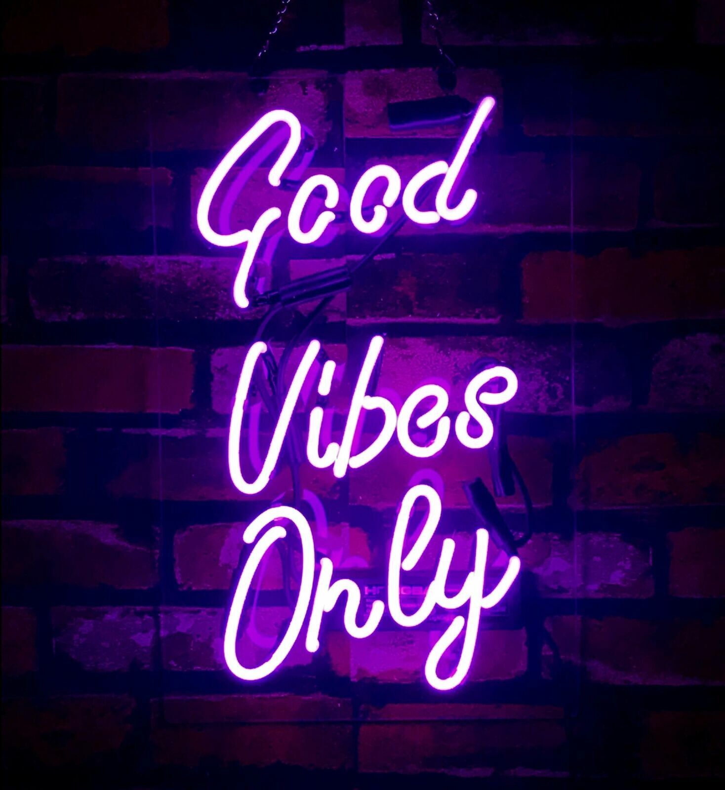 Download Good Vibes Neon Pink Aesthetic Vibes Wallpaper