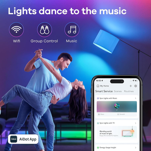 Smart Light Bulbs, Smart Bulb That Work with Alexa & Google Home, LED Light Bulb - Picture 7 of 10