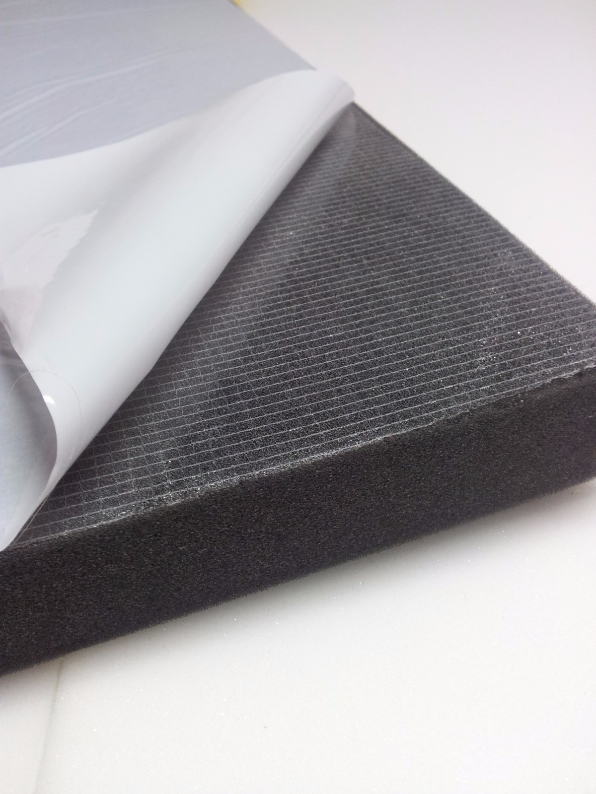 Selbstklebende Schaumstoffplatten - 4 Stück EVA Moosgummi | 100x100x20mm | Schwarz | Für Möbel & DIY-Projekte