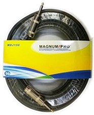 MAGNUM PRO MDJ150 PRO Series 50 ft 1/4 Inch Male Mono Plug to 1/4 Inch Male Mono
