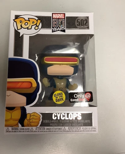 Funko Pop! Cyclops GITD - Marvel 80 Years #502 GameStop Exclusive