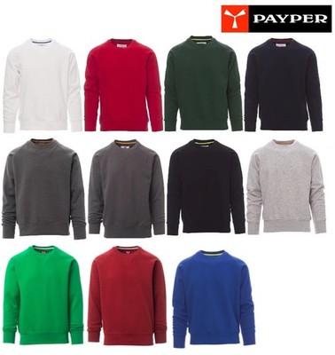 PAYPER MISTRAL HERREN SWEATSHIRT + RUNDHALS 300 GR ARBEIT SPORT HERBST WINTER