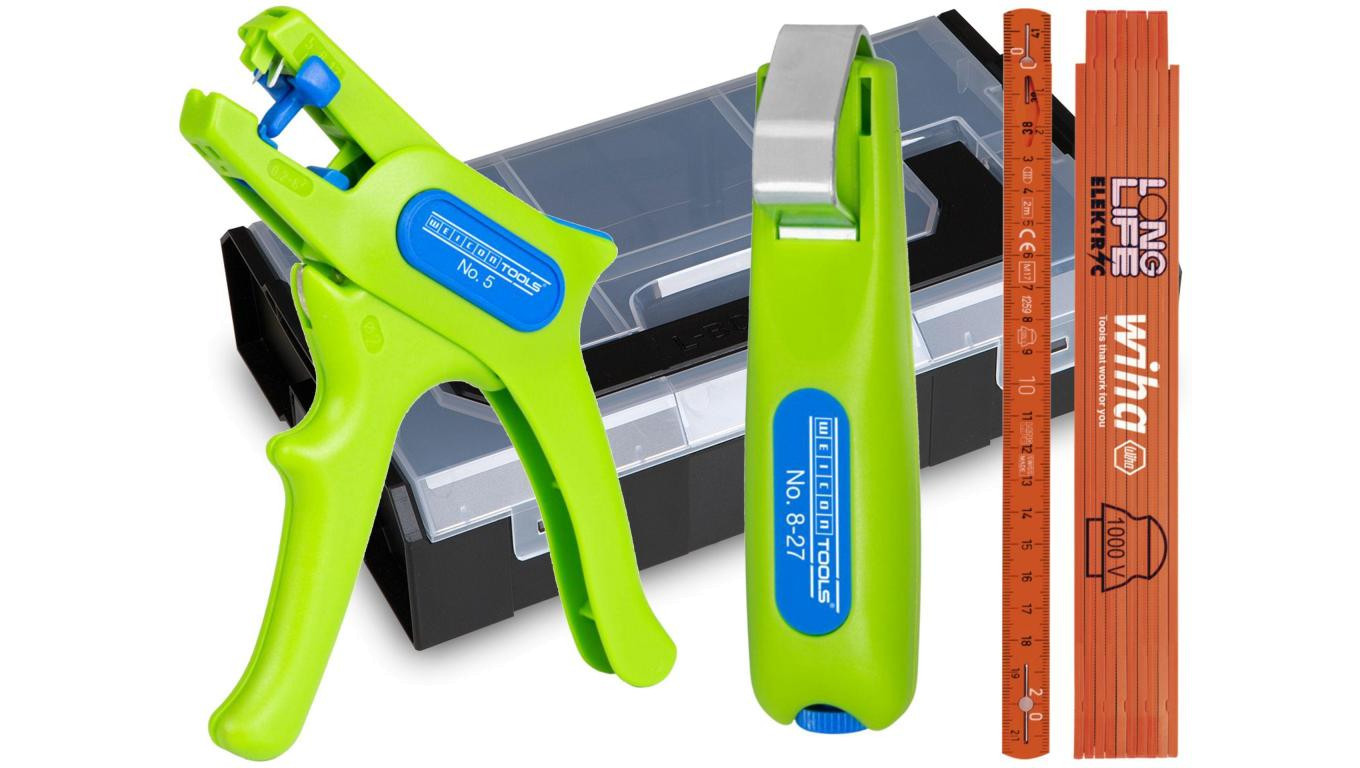 Толщина изоляции 05-6 мм2 не подходит для кабеля WEICON 8-27 miara WIHA LBOXX5 ZESTAW 30390₽