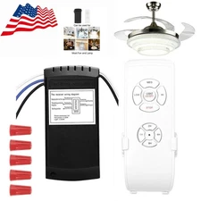 Universal Wireless Ceiling Fan and Light Remote Control Kit with Timer Easy DIY