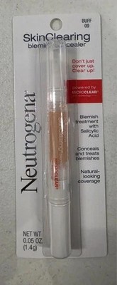 Neutrogena SkinClearing Blemish Concealer, Buff 09, 0.05 oz Exp 12/26
