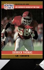 1990 Pro Set #6 Derrick Thomas Kansas City Chiefs