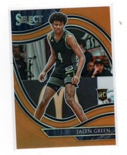 2021/22 Panini Chronicles Draft Picks Select Orange #279 Jalen Green Rookie