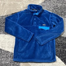 Patagonia Synchilla Snap-T Pullover Kids XL 14 Blue Fleece Polartec 45525 ReTool