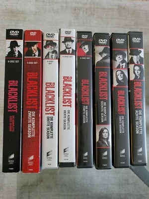 The Blacklist - Staffeln 1-8 vollständig - deut./engl. - DVD - Zustand sehr gut