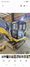 Cat 301.8c mini digger expanding tracks 