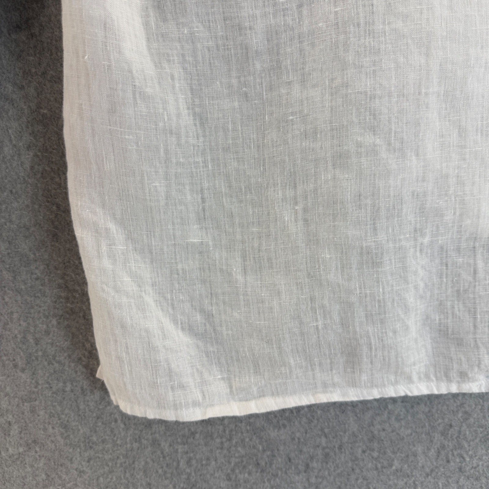 Christopher Calvin Linen Patchwork Top Asymmetric… - image 10