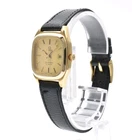 Vintage [EXC+5] Omega Seamaster Cal.1380 596.0033 Gold 24mm Ladies Watch JAPAN