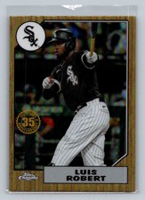 2022 Topps Chrome #87BC-12 Luis Robert 1987 Topps Baseball 35th Anniversary