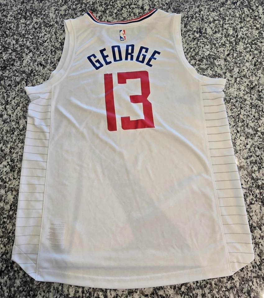 Camiseta Paul George 13 Los Angeles Clippers Swingman Juvenil Grande  Foto 2 de 4