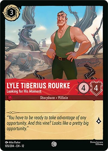 Lyle Tiberius Rourke Crystallized Commander 214/204 Epic Foil NM