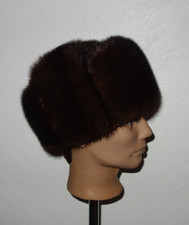 Nerz Pelz Mütze Fellmütze Hut Saga Mink Hat Winter Kappe Schapka Formvka  Pelt