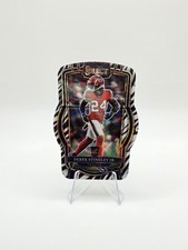 Derek Stingley Jr. 2022 Panini Select RC Zebra Die Cut Case Hit SP #262