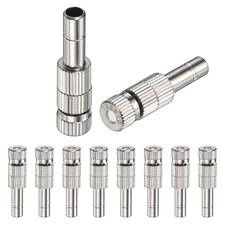 10Pcs Brass Misting Nozzles, 0.008"/0.2mm Mister Heads with Filter Mesh